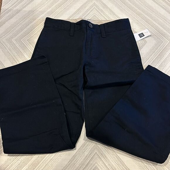 Gap Kids Boys Regular Black Chinos, Size 7 - Picture 2 of 7